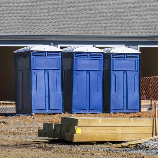 do you offer hand sanitizer dispensers inside the porta potties in Ryderwood